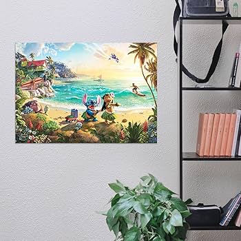 ディズニー ファインアート Hawaiian Serenade リロ＆スティッチ ディズニー ファインアート Hawaiian Serenade リロ＆スティッチ